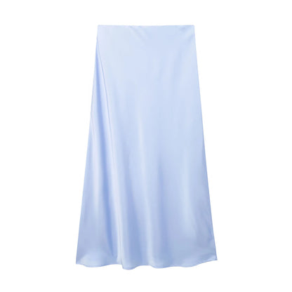 High-Waist A-Line Skirt