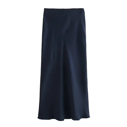 High-Waist A-Line Skirt