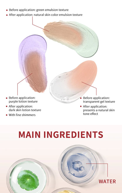 Color-Correcting Cream Trio with Centella